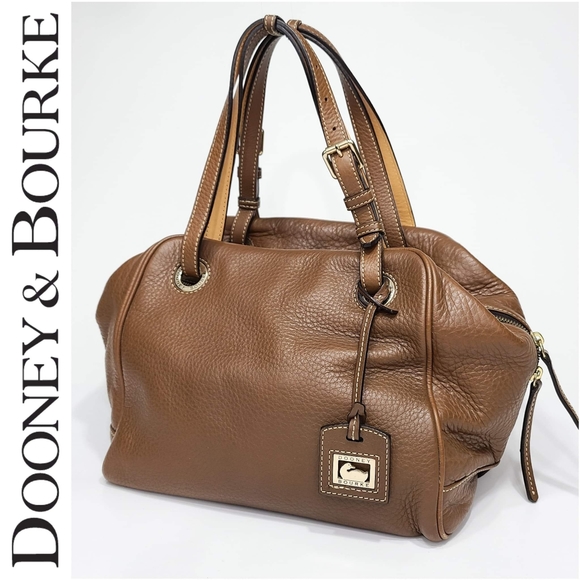 Dooney & Bourke Handbags - Dooney & Bourke Portofino Leather Grommet Satchel